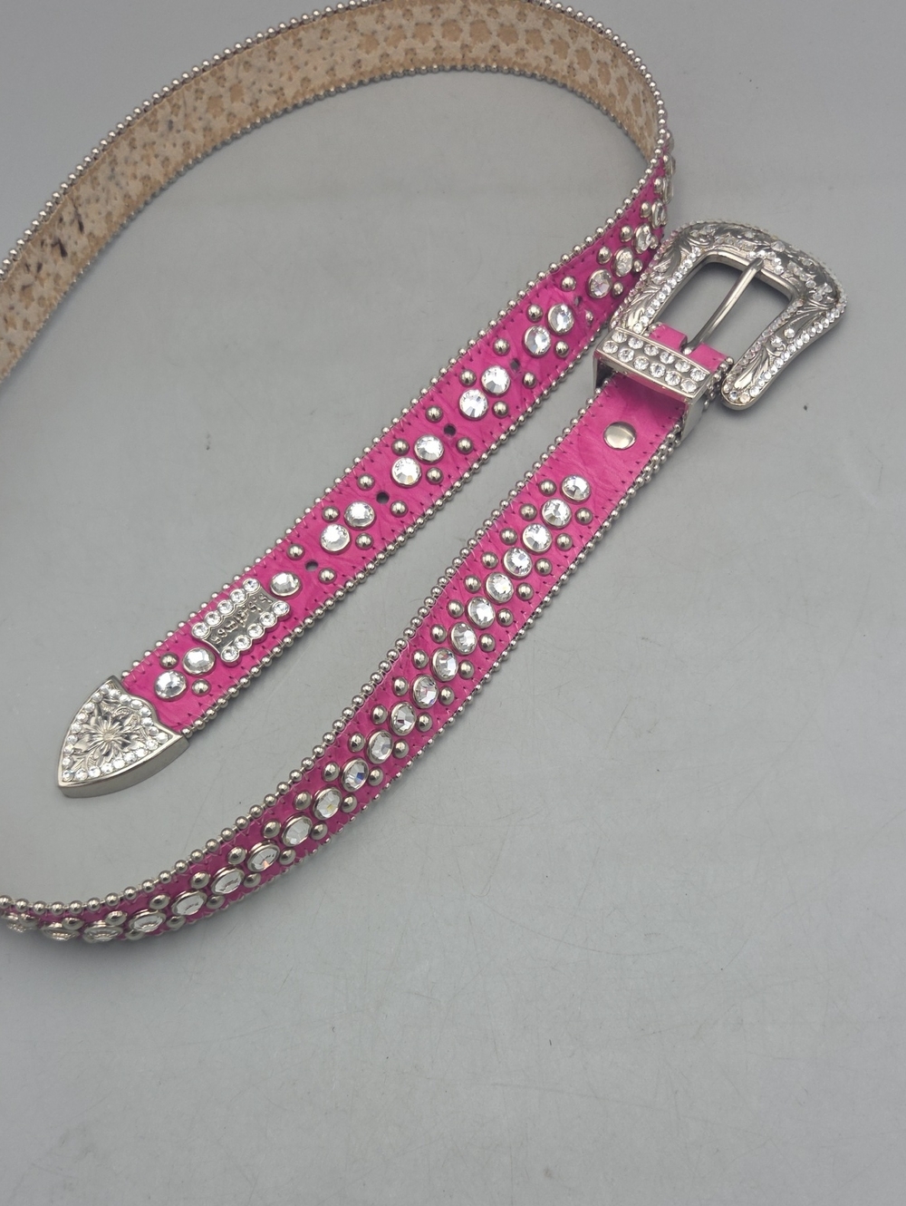 BB Simon Swarovski Belt Pink Women MED/ LARGE